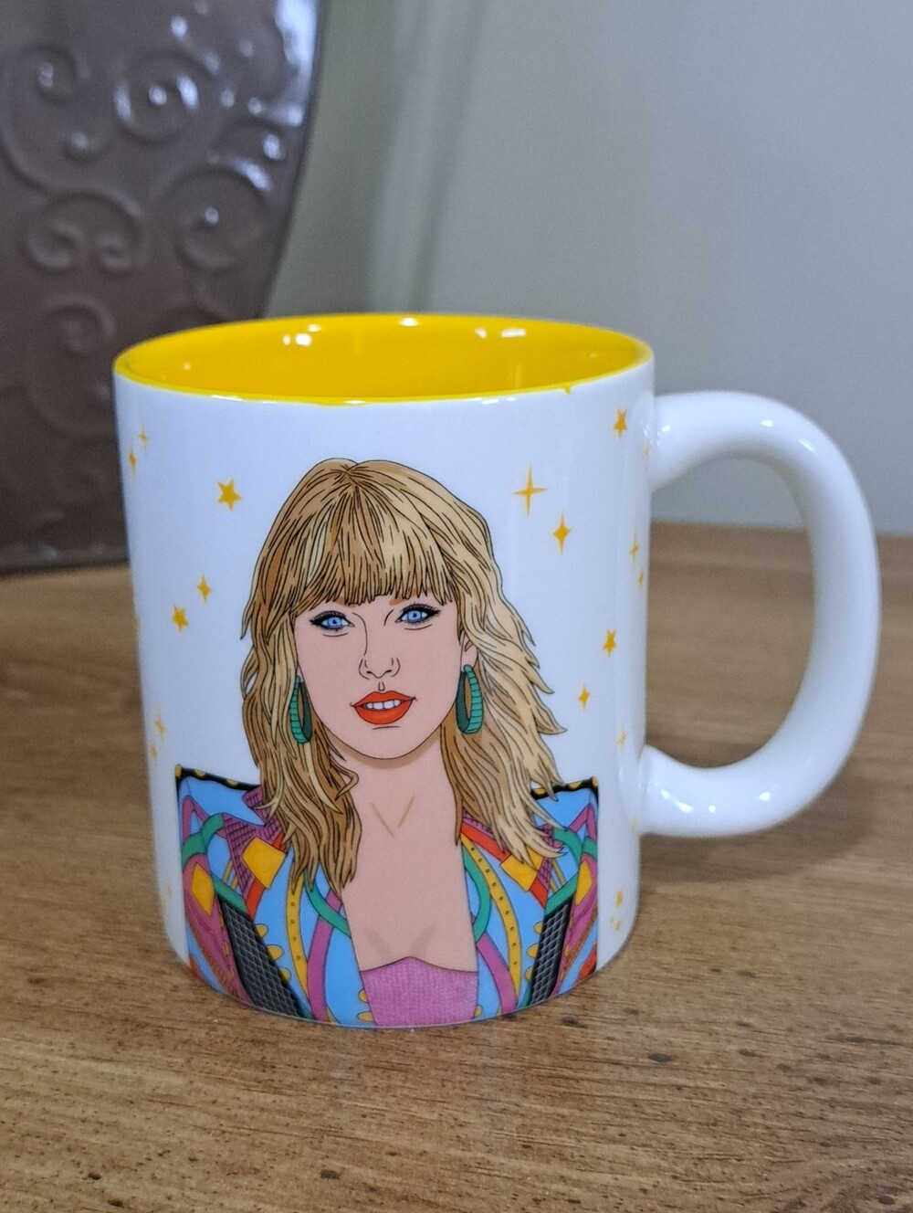 The Found Taylor Swift Starburst Ceramic Coffee Tea Mug Swiftie Collectible Pop